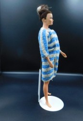 LITTLECHAP NUDE BLUE STRIPE SIDE